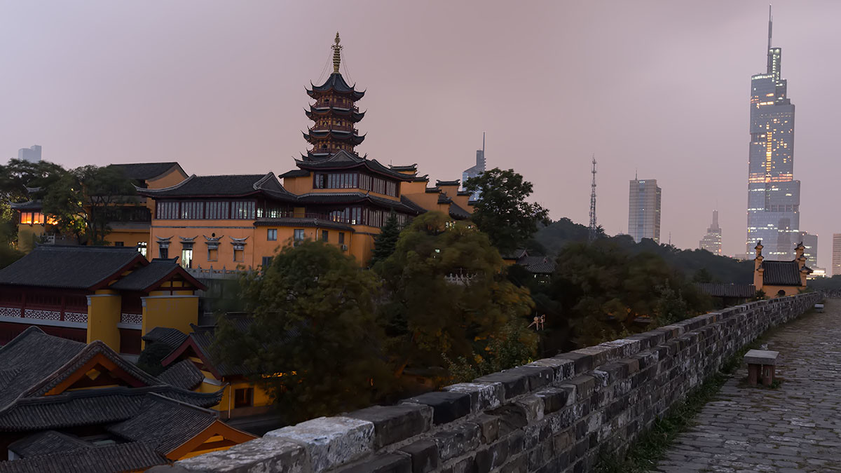 竹院秋風(fēng) 南京歷史文化積淀與現(xiàn)代風(fēng)光的完美融合